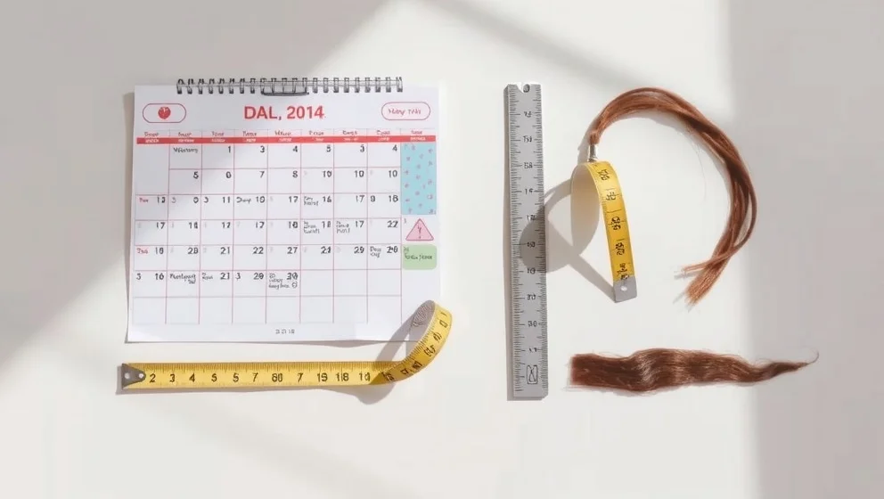 Hur fort växer håret på en månad