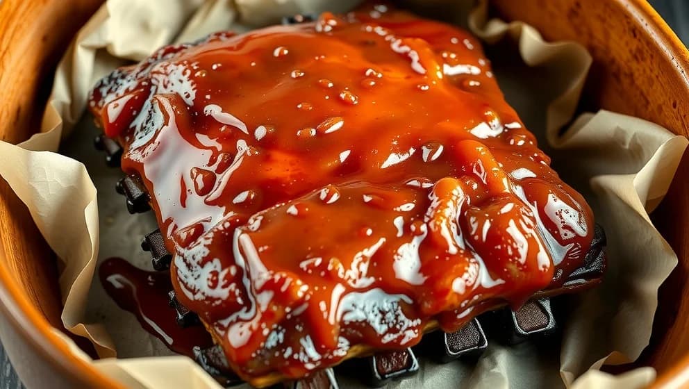 Tjocka revben i ugn på låg temperatur